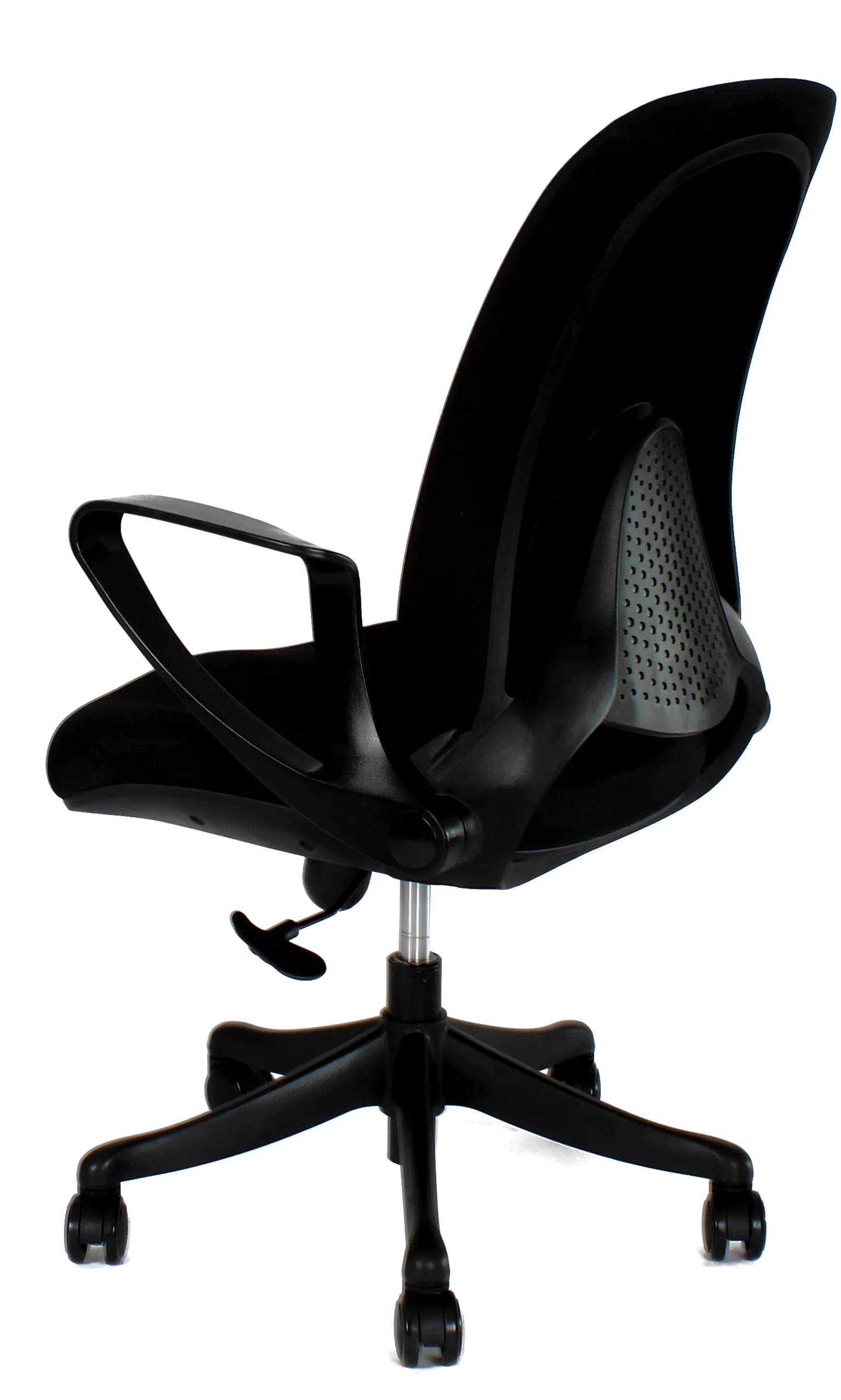 Management Chair - In Black Color With Side View